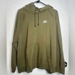 Nike Olive Green Pullover Hoodie XL